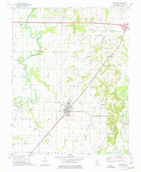 Crossville 1974 topographic map preview