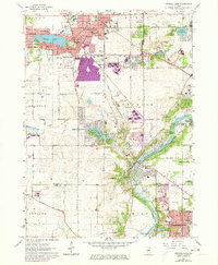 Crystal Lake 1962 topographic map thumbnail