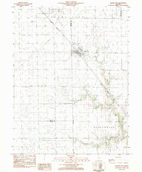 Dalton City 1983 topographic map thumbnail