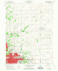 Danville NE 1966 topographic map thumbnail