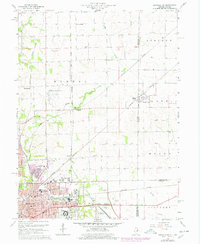 Danville NE 1966 topographic map thumbnail