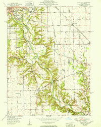 Danville SE 1951 topographic map thumbnail
