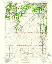 Danville SW 1949 topographic map thumbnail