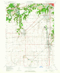 Danville SW 1949 topographic map thumbnail