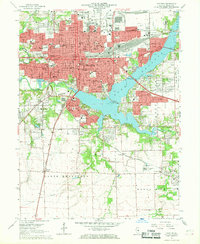 Decatur 1967 topographic map thumbnail