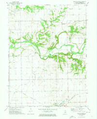 Delavan North 1971 topographic map thumbnail