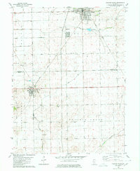 Delavan South 1980 topographic map preview