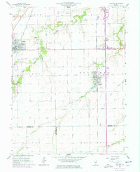 Divernon 1965 topographic map thumbnail