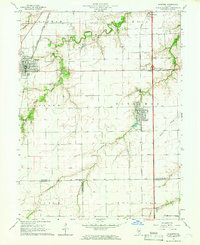Divernon 1965 topographic map thumbnail
