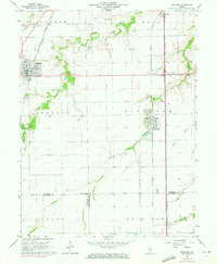 Divernon 1965 topographic map thumbnail