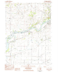 Dixon West 1983 topographic map thumbnail