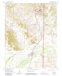 Dongola 1966 topographic map preview