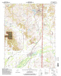 Dongola 1996 topographic map thumbnail