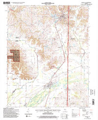 Dongola 1996 topographic map thumbnail