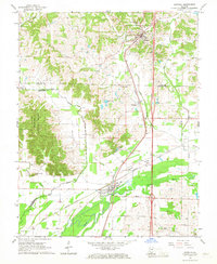 Dongola 1966 topographic map preview