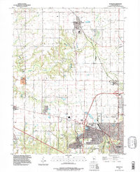 Dunlap 1996 topographic map thumbnail