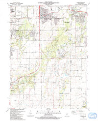 Dyer topographic map thumbnail