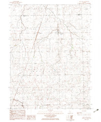East Lynn 1982 topographic map thumbnail