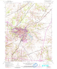 Edwardsville 1954 topographic map thumbnail