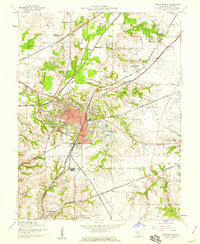 Edwardsville 1954 topographic map thumbnail