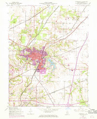 Edwardsville 1954 topographic map thumbnail