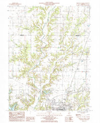 Effingham North 1985 topographic map thumbnail