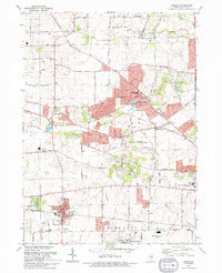 Elburn 1993 topographic map thumbnail
