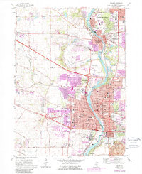 Elgin 1962 topographic map thumbnail