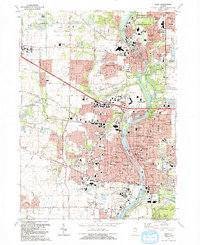 Elgin 1992 topographic map thumbnail