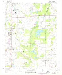 Elkville 1968 topographic map thumbnail