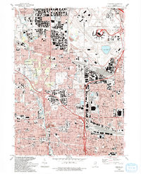 Elmhurst 1993 topographic map thumbnail