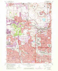 Elmhurst 1963 topographic map thumbnail