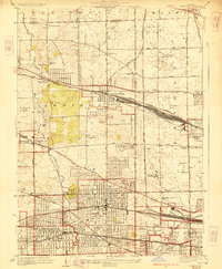 Elmhurst 1928 topographic map preview