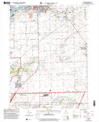 Elwood 1999 topographic map thumbnail