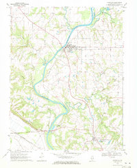 Evansville 1970 topographic map thumbnail