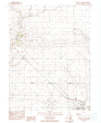 Farmer City North 1983 topographic map thumbnail