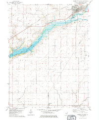 Farmer City South 1979 topographic map thumbnail