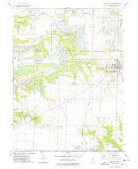 Farmington West 1974 topographic map thumbnail