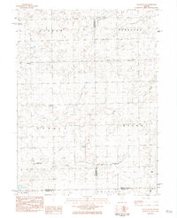 Flanagan SW 1983 topographic map thumbnail