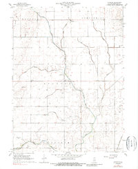 Flatville 1968 topographic map thumbnail