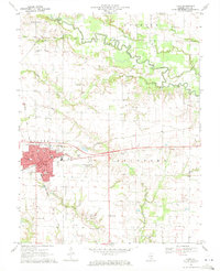 Flora 1970 topographic map thumbnail
