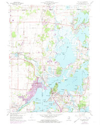 Fox Lake 1960 topographic map thumbnail