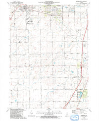 Frankfort 1990 topographic map thumbnail