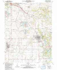 Freeburg 1990 topographic map thumbnail