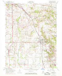 Freeburg 1954 topographic map thumbnail