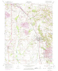 Freeburg 1954 topographic map thumbnail