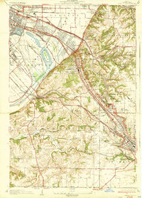 French Village 1935 topographic map thumbnail