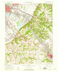 French Village 1954 topographic map thumbnail