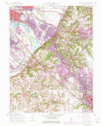 French Village 1954 topographic map thumbnail