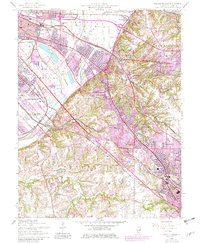 French Village 1954 topographic map thumbnail